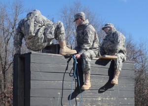 obstical course wall climb